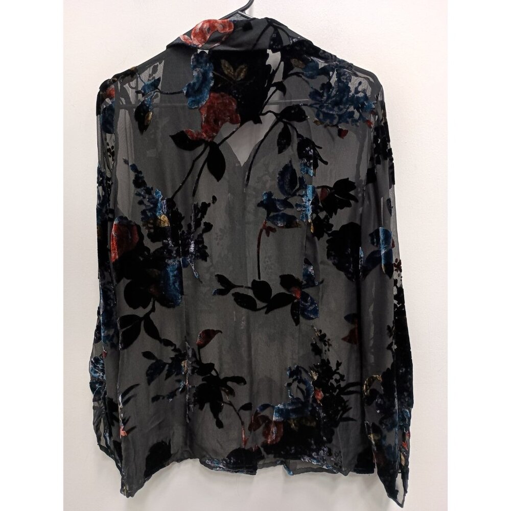 VTG Y2K Spenser Jeremy Top Womens Size 8 Black Bu… - image 8